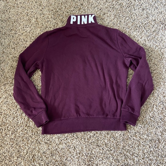 PINK quarter zip Size S - Picture 2 of 3